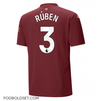 Manchester City Ruben Dias #3 Tredjetrøje 2024-25 Kortærmet Manchester City Ruben Dias #3 Tredjetrøje 2024-25 Kortærmet